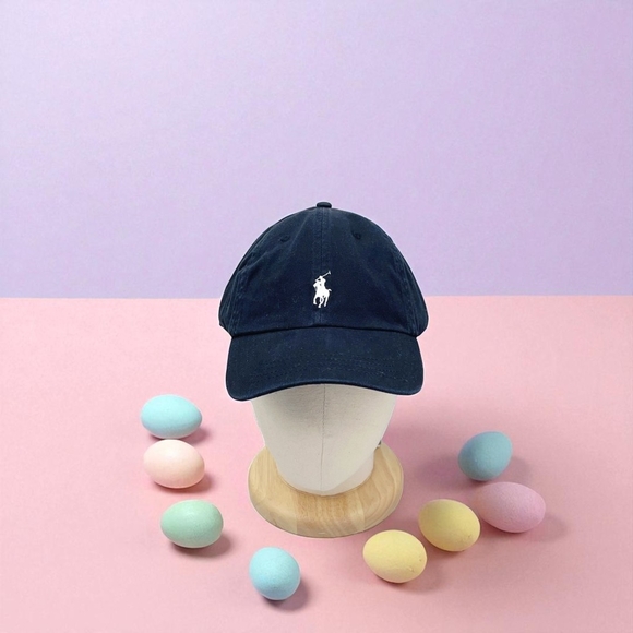 Polo by Ralph Lauren Navy Blue Cap - Picture 1 of 8